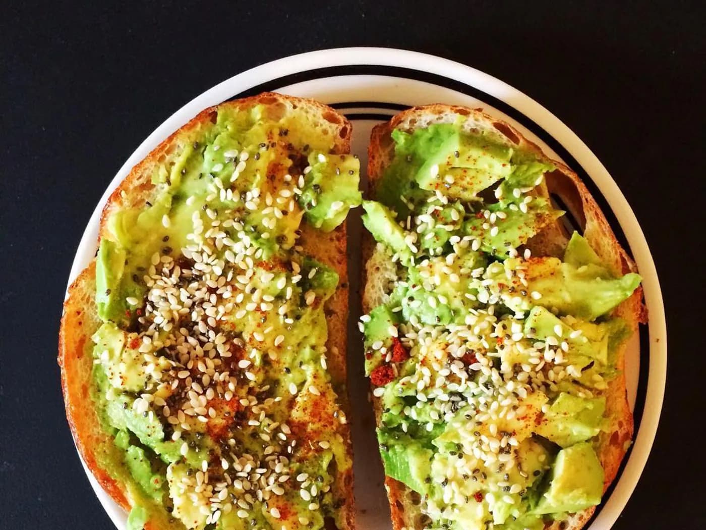 Tostadas con palta